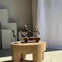 Sculptures, statuettes and miniatures - Traditional Indonesian wooden decorative bird on a base - OFFICE OBJETS