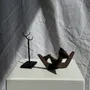 Sculptures, statuettes and miniatures - Traditional Indonesian wooden decorative bird on a base - OFFICE OBJETS