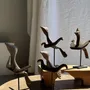 Sculptures, statuettes and miniatures - Traditional Indonesian wooden decorative bird on a base - OFFICE OBJETS