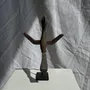 Sculptures, statuettes and miniatures - Traditional Indonesian wooden decorative bird on a base - OFFICE OBJETS