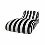 Transats - Chaise longue Chillero noire - CONTURE