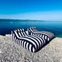 Transats - Chaise longue Chillero noire - CONTURE