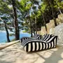 Transats - Chaise longue Chillero noire - CONTURE