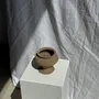 Vases - Small Indonesian Brutalist Pedestal Jar H13 D15 - OFFICE OBJETS