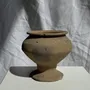 Vases - Small Indonesian Brutalist Pedestal Jar H13 D15 - OFFICE OBJETS