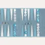 Objets de décoration - Backgammon de voyage - Cuir lisse - HECTOR SAXE PARIS DEPUIS 1978