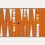 Objets de décoration - Backgammon de voyage - Cuir lisse - HECTOR SAXE PARIS DEPUIS 1978