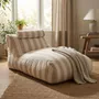 Transats - Chaise longue Chillero beige - CONTURE