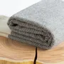 Plaids - Plaid en laine FLORENCE - gris - MOST-BLANKETS