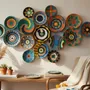 Other wall decoration - Anatolian Spirit: 16-Piece Handmade Wicker Wall Plate Installation - SARMAL DESIGN