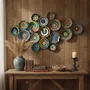 Other wall decoration - Anatolian Spirit: 16-Piece Handmade Wicker Wall Plate Installation - SARMAL DESIGN
