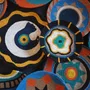 Other wall decoration - Anatolian Spirit: 16-Piece Handmade Wicker Wall Plate Installation - SARMAL DESIGN