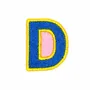 Objets de décoration - D - Alphabet brodé, thermocollant - à l'unité - PETIT POIRIER