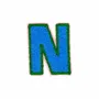 Objets de décoration - N - Alphabet brodé, thermocollant - à l'unité - PETIT POIRIER