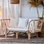 Sofas - TAHITI – Rattan bench with cushions - HYDILE