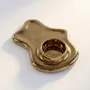 Candlesticks and candle holders - ALCHEMY Tealight Holder - Ash Gold - BIBAH