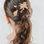 Accessoires cheveux - Peigne à feuilles de Clattleya - CÂPÂ JEWELRY