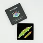 Cadeaux - Barrettes brodées Duo Crocodile + Crayon - PETIT POIRIER