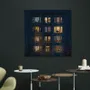 Décorations vitrail  - GLAS080080BS-011 - TER HALLE