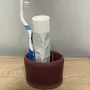 Bathroom storage - Compact mini toothbrush holder — 3D printing made in France - CRÉA-TH