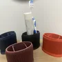 Bathroom storage - Compact mini toothbrush holder — 3D printing made in France - CRÉA-TH