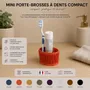 Bathroom storage - Compact mini toothbrush holder — 3D printing made in France - CRÉA-TH