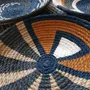 Other wall decoration - Ocean Breeze: 6-Piece Handmade Wicker Wall Plate Set - SARMAL DESIGN