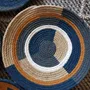 Other wall decoration - Ocean Breeze: 6-Piece Handmade Wicker Wall Plate Set - SARMAL DESIGN
