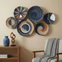 Other wall decoration - Ocean Breeze: 6-Piece Handmade Wicker Wall Plate Set - SARMAL DESIGN