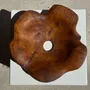 Hanging lights - Small wavy teak flat leaf suspension D:30 - OFFICE OBJETS