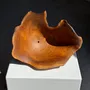 Hanging lights - Small organic teak suspension hat D30 H20 - OFFICE OBJETS