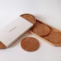 Trays - Isotrays - Coaster Set Mt. Blanc - DOLOMITISCH SRL