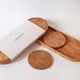 Trays - Isotrays - Coaster Set Mt. Blanc - DOLOMITISCH SRL
