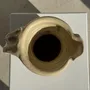 Carafes - Handmade ceramic carafe in beige, pink and black thick black H21 - OFFICE OBJETS