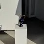 Carafes - Aiguière en porcelaine de Limoges bleue et dorée motif H27 - OFFICE OBJETS