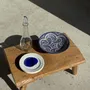 Platter and bowls - Moroccan blue ceramic cup from Fez D28 - OFFICE OBJETS