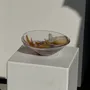 Plats et saladiers - Coupe en verre soufflé rose contemporaine Carlos Vieira D21 - OFFICE OBJETS
