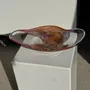 Plats et saladiers - Longue coupe en verre soufflé rose contemporaine Carlos Vieira L32 - OFFICE OBJETS
