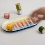 Trays - Oval Enamel Tray - Nomenclature of Colors - ROOMYTOWN