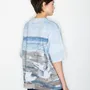 Prêt-à-porter - T-shirt imprimé intégral « Beach with Seagulls » - MARALETTO