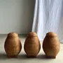 Vases - Large oval belly basket Indonesian basketry with lid H65 D50 - OFFICE OBJETS