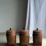 Vases - Grand panier de pêcheur vannerie indonésienne à couvercle H65 D33 - OFFICE OBJETS