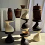 Vases - Grand panier de pêcheur vannerie indonésienne à couvercle H65 D33 - OFFICE OBJETS