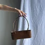 Objets de décoration - Petit panier ovale à longues anses traditionnel indonésien L28xH10 - OFFICE OBJETS