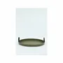 Trays - NO-MAD Thali Decorative Tray in PU Coated Stainless Steel and Cotton C - NO-MAD