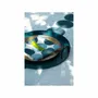 Trays - NO-MAD Thali Decorative Tray in PU Coated Stainless Steel and Cotton C - NO-MAD