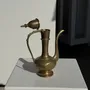 Tea and coffee accessories - Oriental engraved gilded brass jug H22 - OFFICE OBJETS