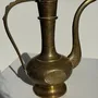 Tea and coffee accessories - Oriental engraved gilded brass jug H22 - OFFICE OBJETS