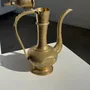 Tea and coffee accessories - Oriental engraved gilded brass jug H22 - OFFICE OBJETS