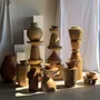 Vases - Panier traditionnel indonésien tressé clair H40 D37 - OFFICE OBJETS